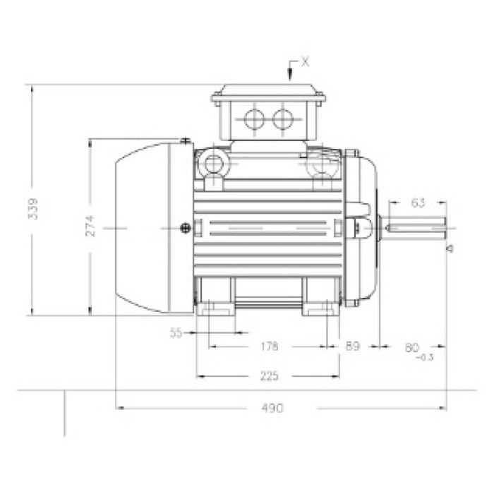 Электродвигатель WEG 12310540 7.5 кВт 1455 об/мин