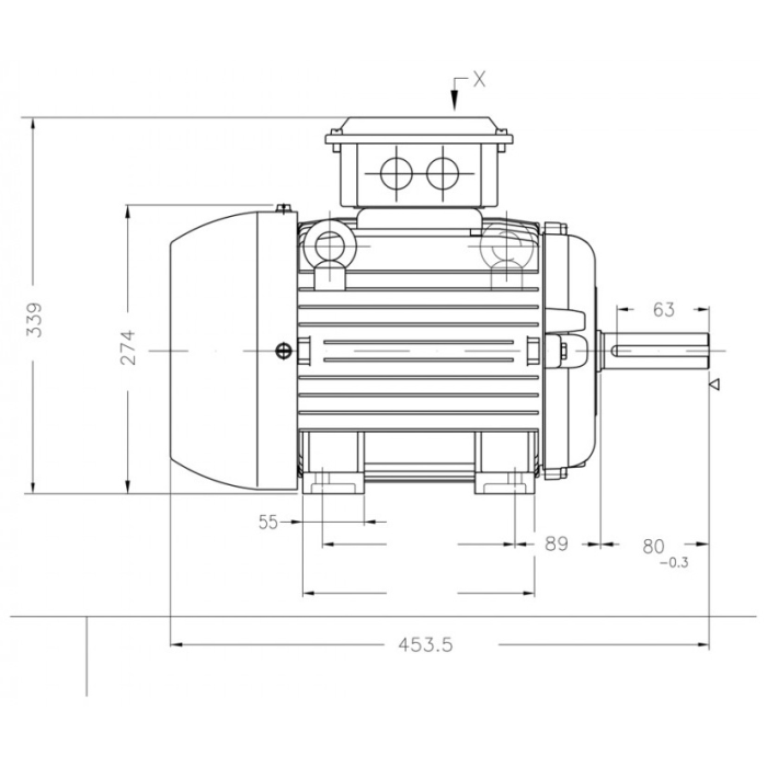 Электродвигатель WEG 12310529 5.5 кВт 2895 об/мин
