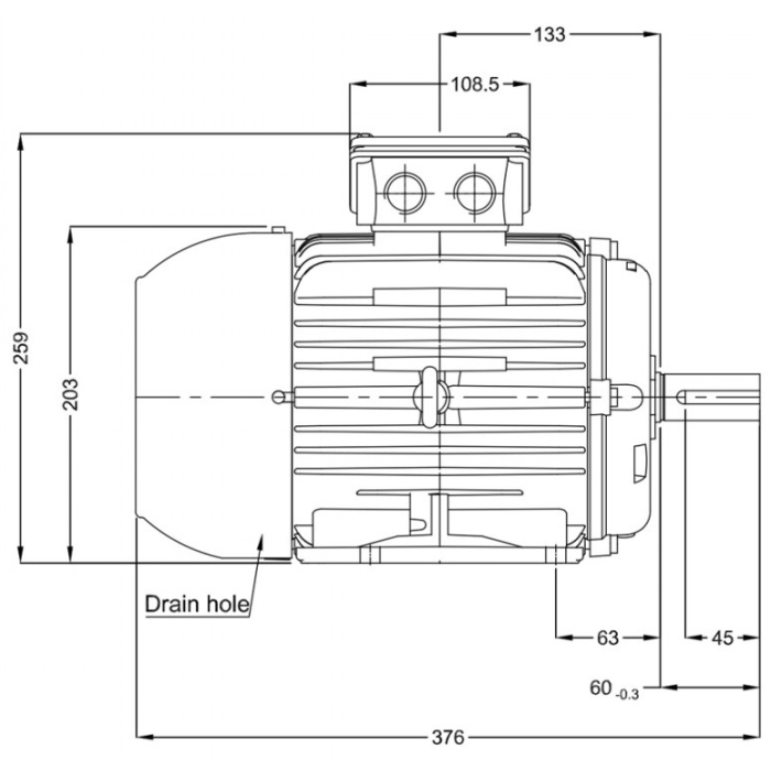 Электродвигатель WEG 17886273 4 кВт 2880 об/мин