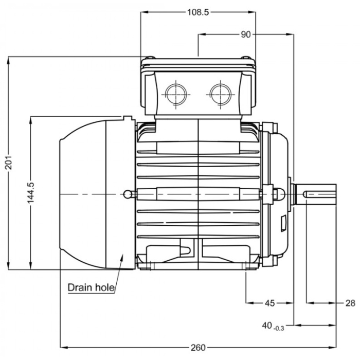 Электродвигатель WEG 16255791 0.37 кВт 2845 об/мин
