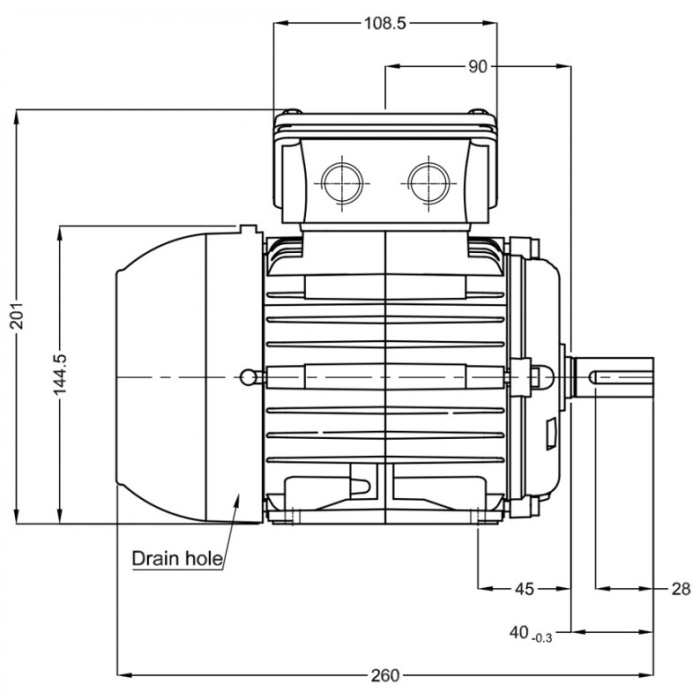 Электродвигатель WEG 17928296 0.37 кВт 1385 об/мин