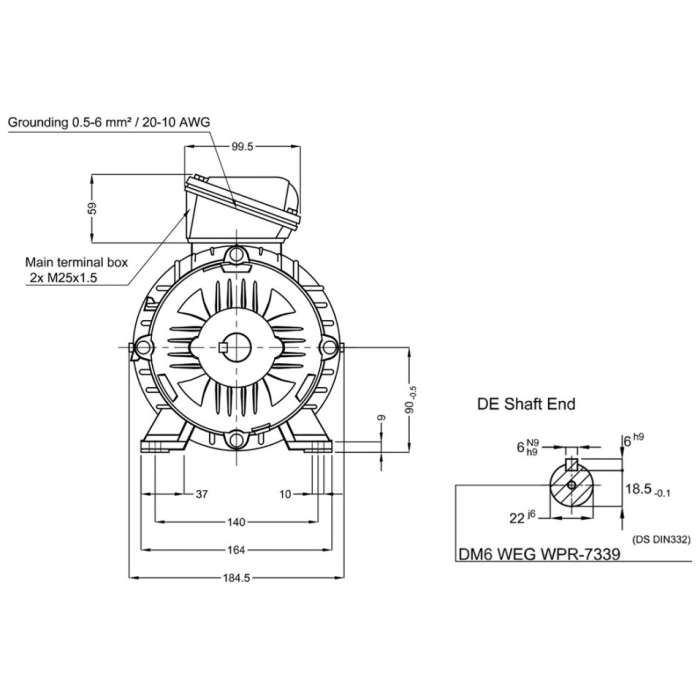 Электродвигатель WEG 17886531 1.1 кВт 1440 об/мин