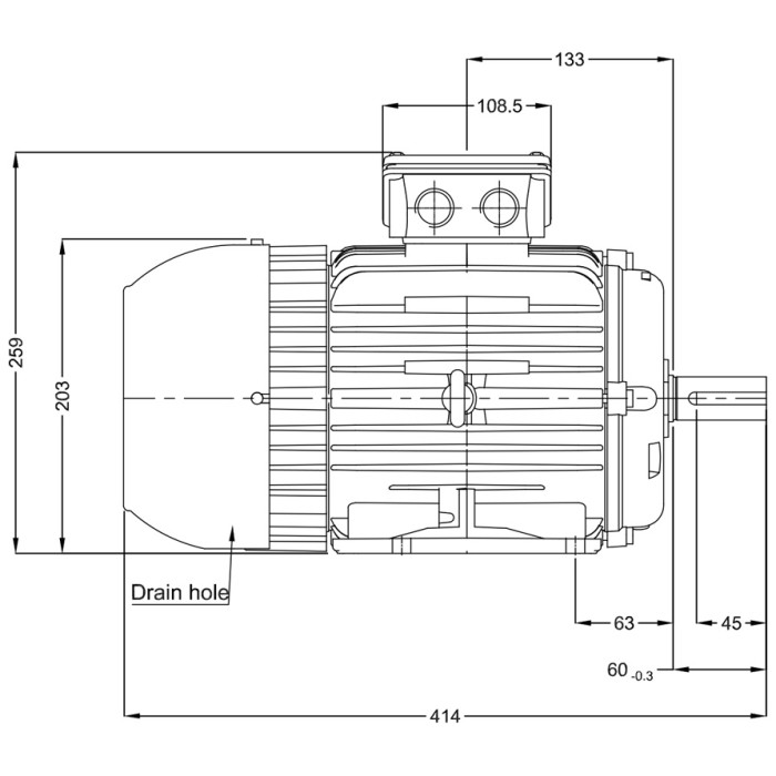 Электродвигатель WEG 17886608 3 кВт 1435 об/мин