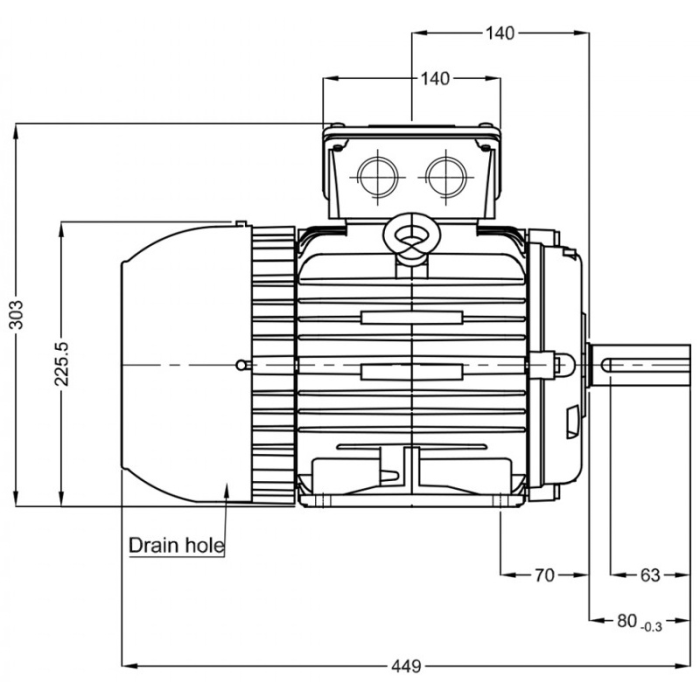 Электродвигатель WEG 17376515 7.5 кВт 2880 об/мин