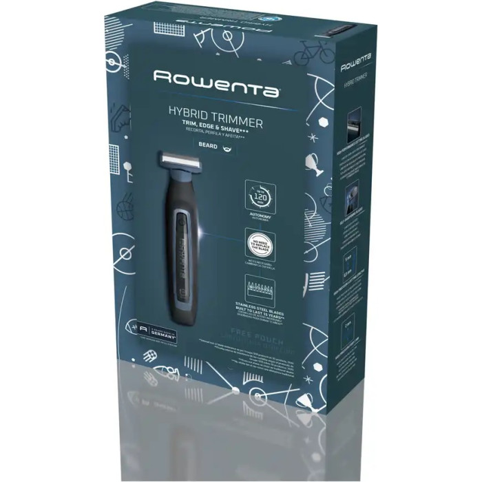 Rowenta триммер для бороды и усов Sport Forever Sharp TN6011F0