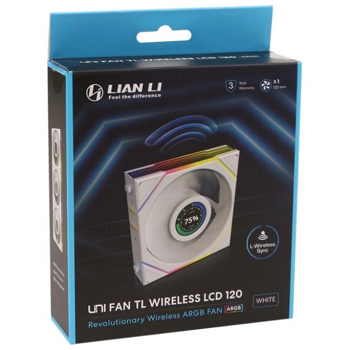 Вентилятор LIAN LI Uni Fan TL Wireless LCD 120 ARGB 12TLLCD1W1W