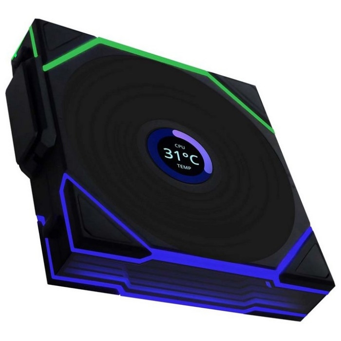 Вентилятор LIAN LI Uni Fan TL Wireless LCD 120 ARGB Reverse Blade 12RTLLCD1W1B