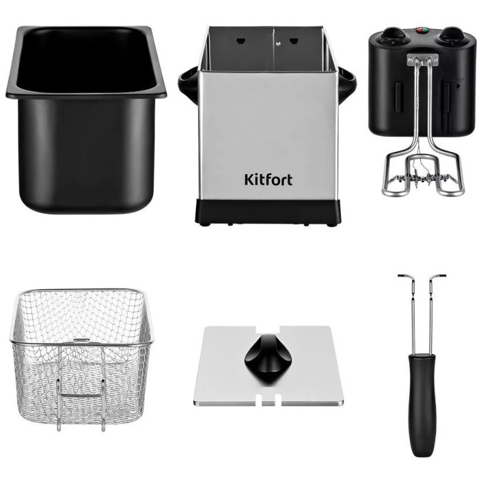 Kitfort KT-4052 серебристый-черный