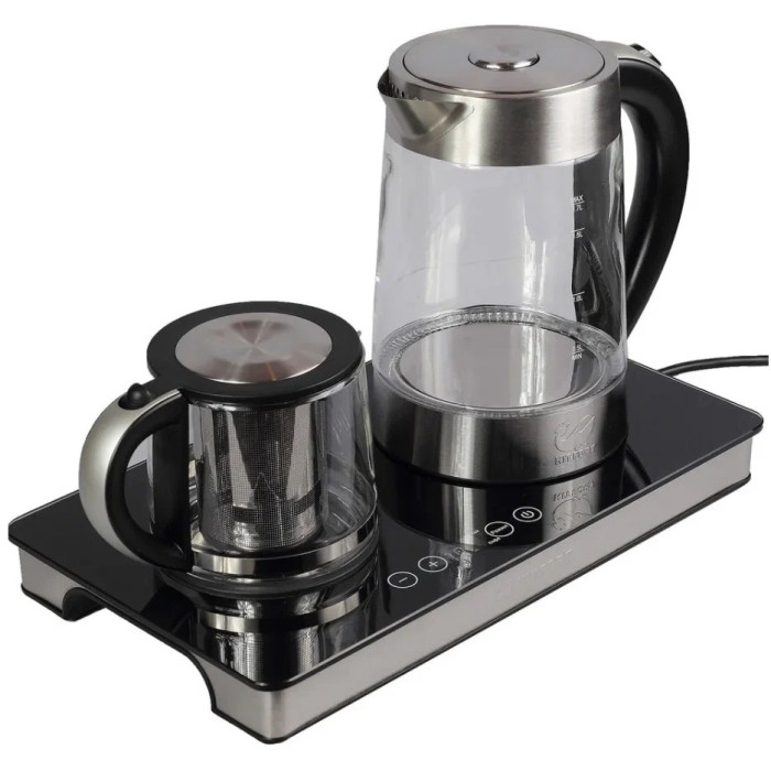 Электрочайник Kitfort KT-635 серебристый