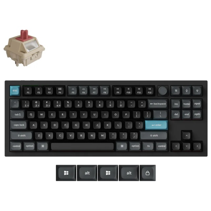 Клавиатура игровая Keychron Q3 Ultra 8K Q3U-M1 черный