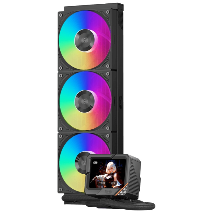 PCcooler GT360 ARGB Display BK