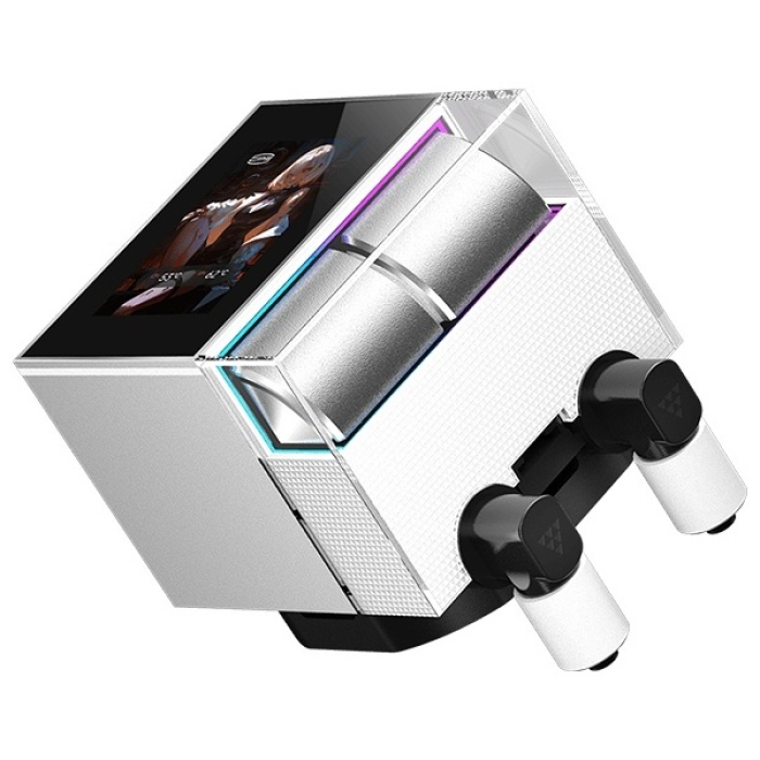 Водяное охлаждение для CPU PCCooler DS360 Display WH TDP 310W 115X/1200/1700/1851/AM4/AM5 Белый