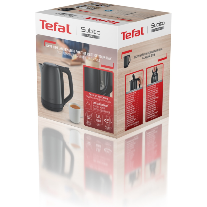 Электрочайник Tefal Subito KO5S08E0 черный