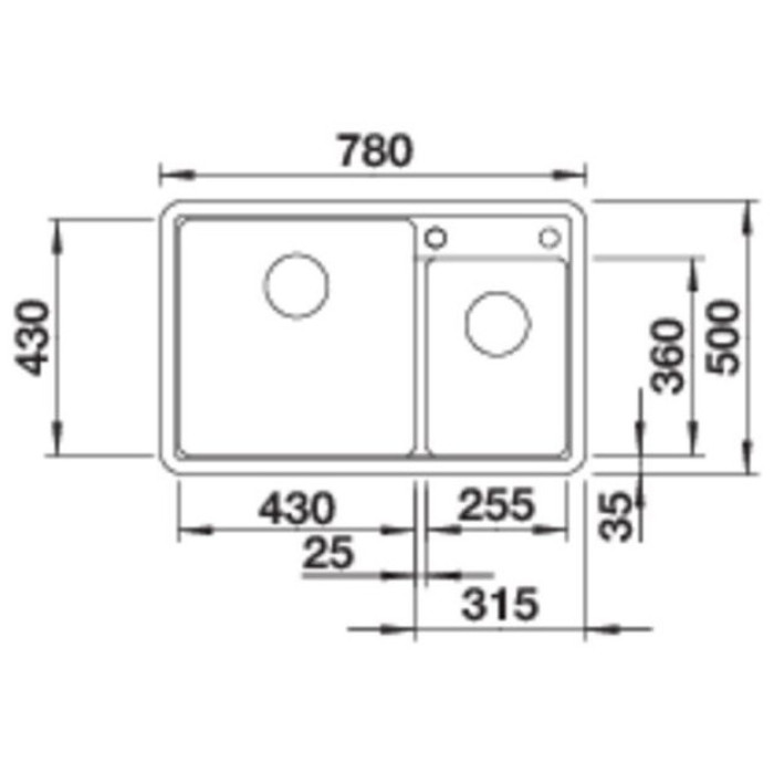 Blanco Legra 8 526224 антрацит