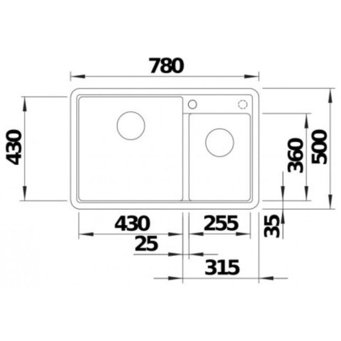 Blanco Legra 8 черный