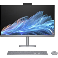 Моноблок HP D49KVEA OmniStudio X All-in-One 27-cs0020ci PC 27'' FHD (1920 x 1080) IPS/Intel Core Ultra 7 155H up to 4,8GHz (16Cores)/16GB/512GB/Integrated/Wi-Fi 7/BT5.4/5MP+IR Camera/USB mouse+keyboard/DOS/1Y/Meteor Silver