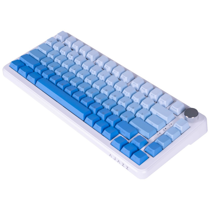 Ajazz AK820 MAX Sea Salt Switch голубой