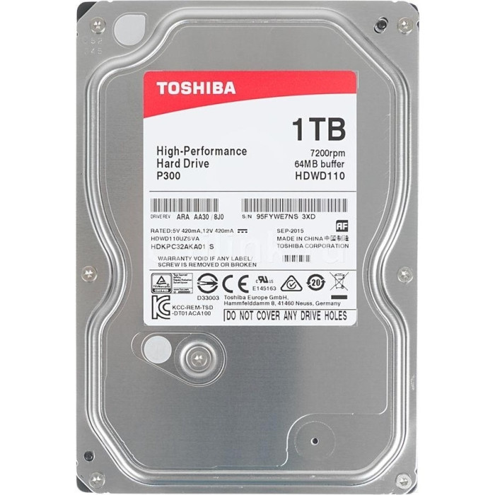 HDD Toshiba HDWD110UZSVA 1000 ГБ