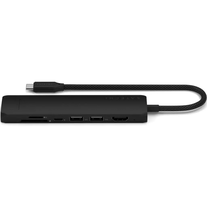 Док-станция Satechi 7-in-1 USB-C Slim Multiport черный