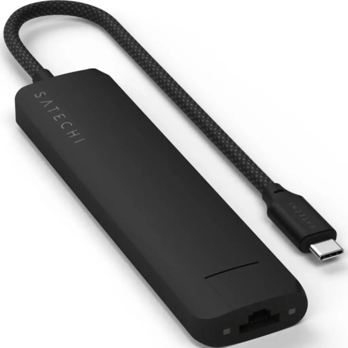 Док-станция Satechi 7-in-1 USB-C Slim Multiport черный