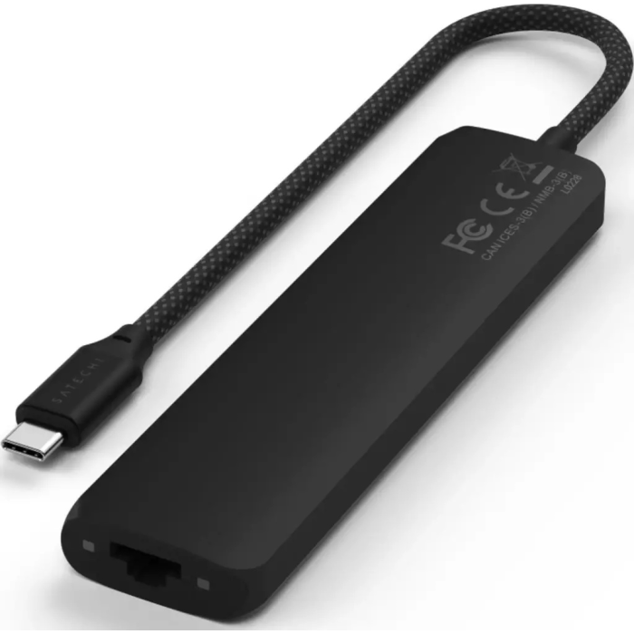 Док-станция Satechi 7-in-1 USB-C Slim Multiport черный