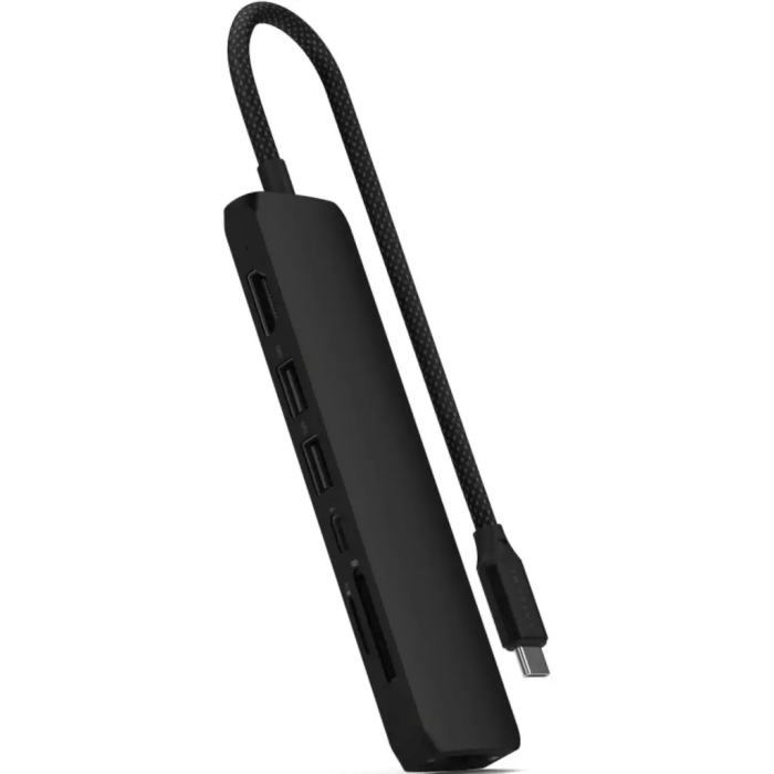 Док-станция Satechi 7-in-1 USB-C Slim Multiport черный