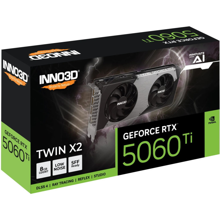 Inno3D RTX 5060 Ti 8GB TWIN X2, N506T2-08D7-193075N 8 Гб