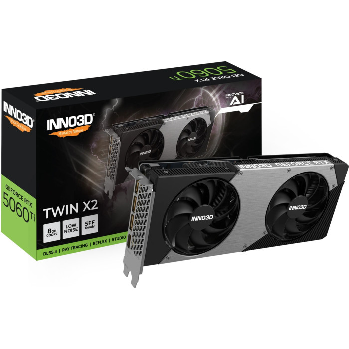 Inno3D RTX 5060 Ti 8GB TWIN X2, N506T2-08D7-193075N 8 Гб