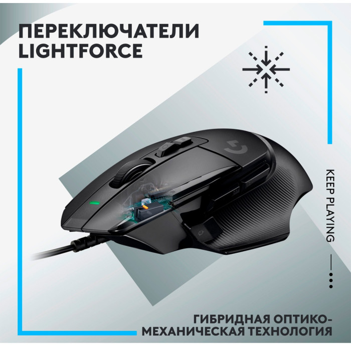 Logitech G502 X 910-006139 черный