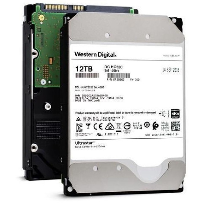 HDD Western Digital Ultrastar DC HC520 HUH721212AL5204 12000 ГБ