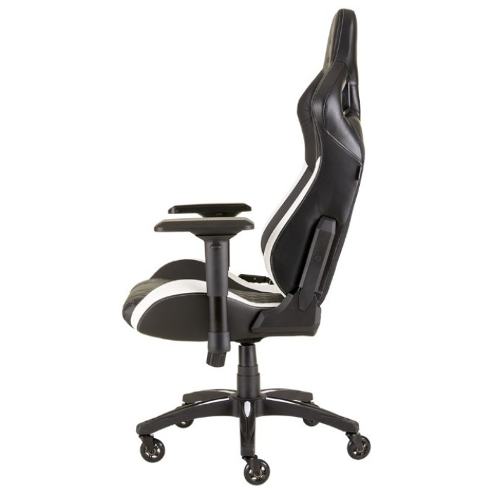 CORSAIR T1 RACE 2023 Fabric Gaming Chair - Black and White