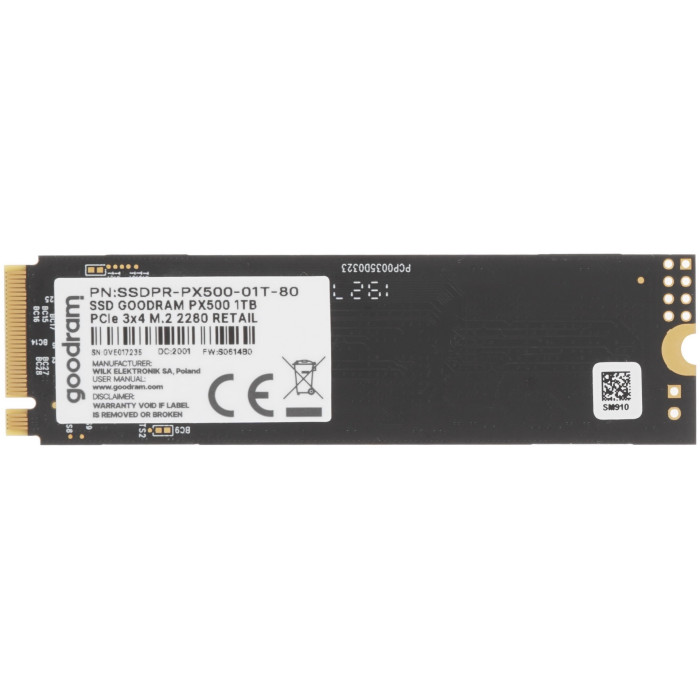 SSD GOODRAM SSDPR-PX500-01T-80 1000 ГБ