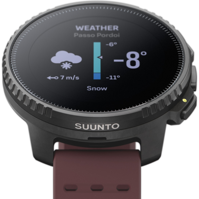 Suunto VERTICAL BLACK RUBY (SS050865000) 49 мм черный-бордовый