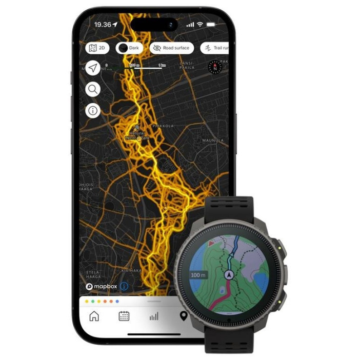 Suunto VERTICAL Titanium Solar серый-черный