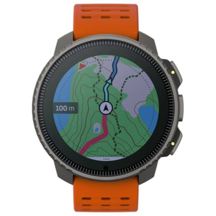 Suunto VERTICAL Titanium Solar графитовый-оранжевый
