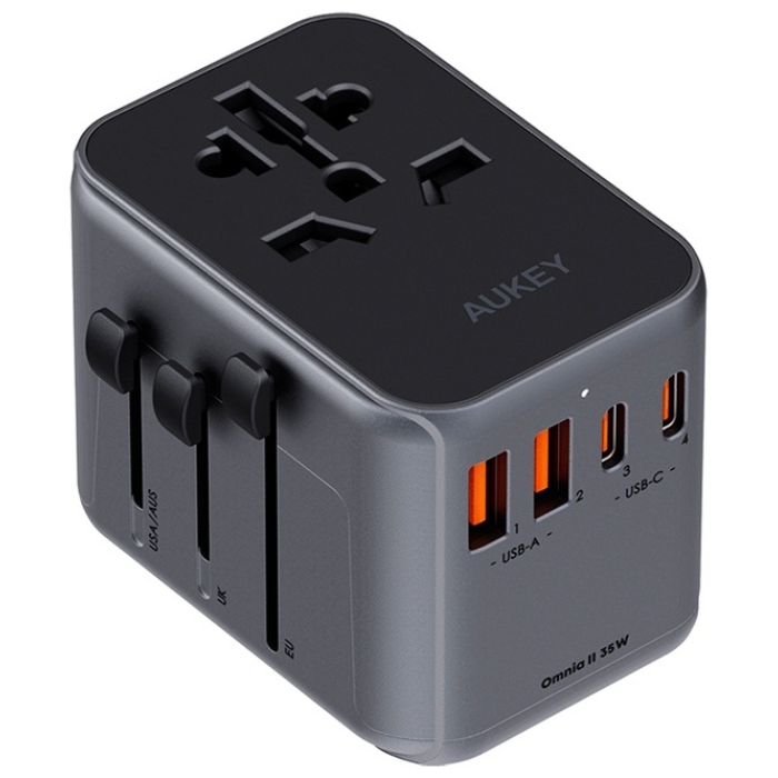 Aukey PA-TA07 USB Type-C, USB черный