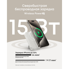 Портативный внешний аккумулятор Anker MagGo 10000mAh (A1654H21) Белый