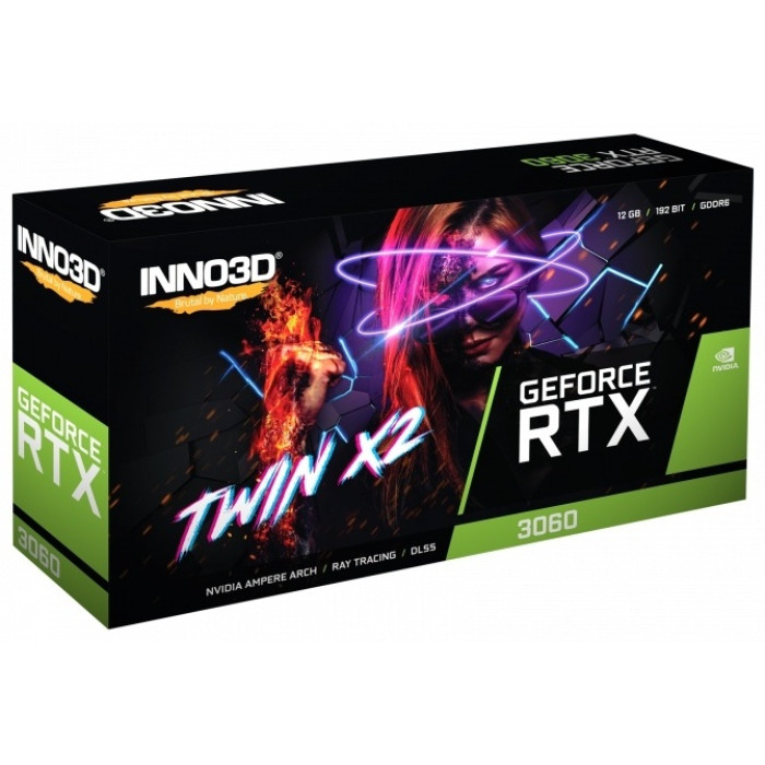 Inno3D GeForce RTX 3060 TWIN X2 N30602-12D6-119032AH 12 ГБ