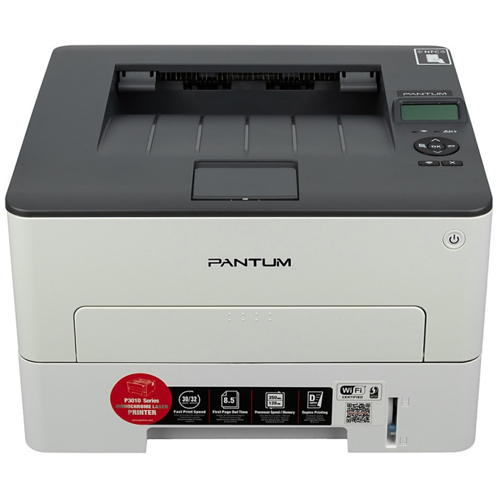 Pantum P3010DW серый-черный