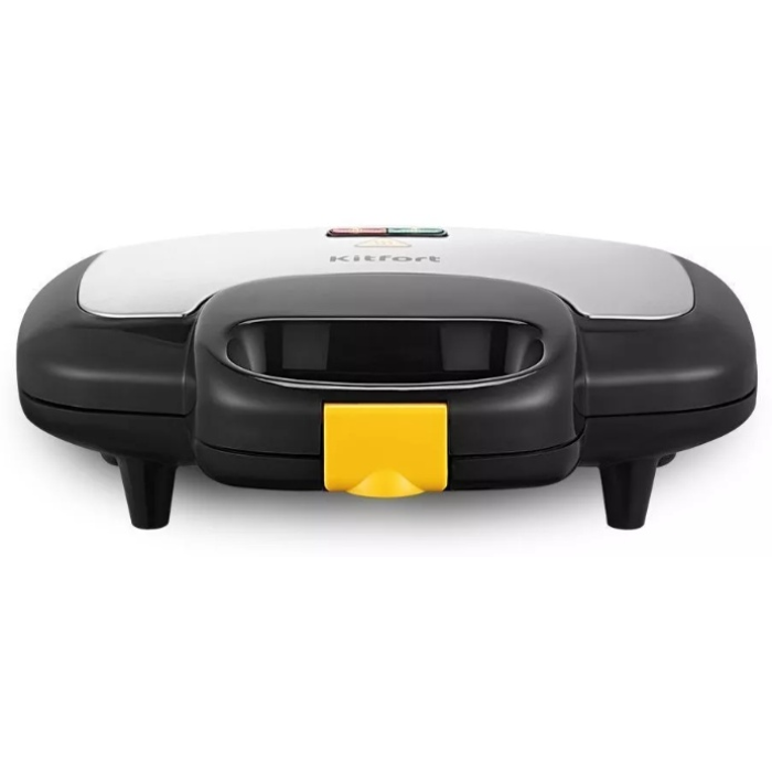 Сэндвичница Kitfort КТ-3671 черный, серебристый