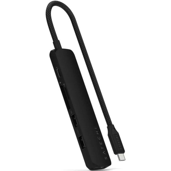 Док-станция Satechi 6-in-1 USB-C Slim Multiport черный