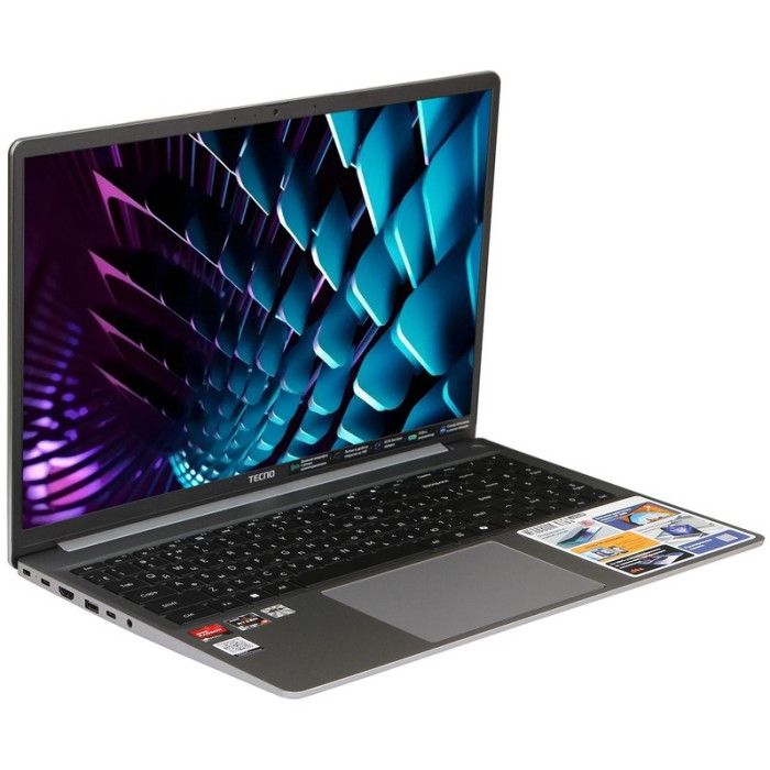 Ноутбук Tecno MEGABOOK K16SDA 16' FHD Ryzen 5-7430U 16GB 512GB Win 11