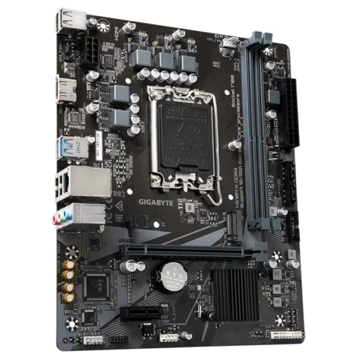 Материнская плата GIGABYTE H610 LGA1700 2 x DDR4 DIMM 1 x M.2 2 x SATA HDMI mATX