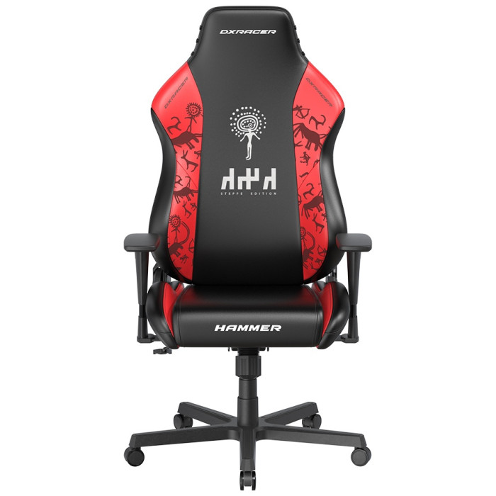 Игровое кресло DXRacer Hammer Steppe edition GC/LHE23LTA/QZQ.NR, черный, красный