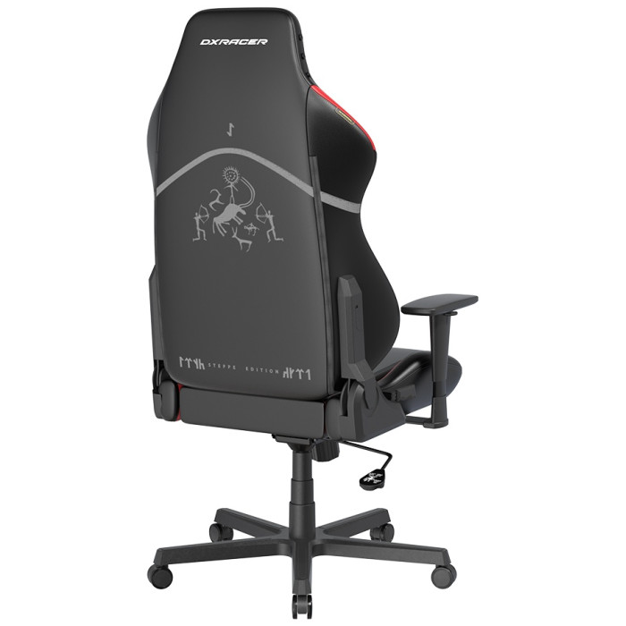 Игровое кресло DXRacer Hammer Steppe edition GC/LHE23LTA/QZQ.NR, черный, красный