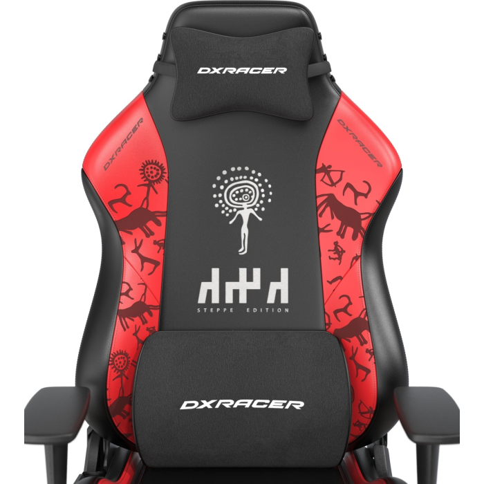 Игровое кресло DXRacer Hammer Steppe edition GC/LHE23LTA/QZQ.NR, черный, красный