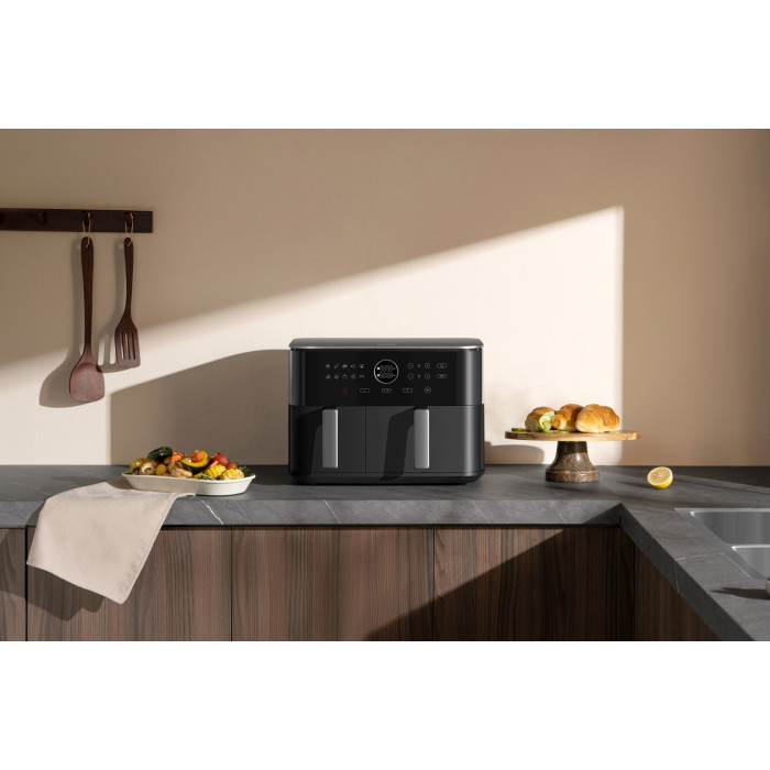 Аэрогриль Xiaomi Dual Zone Air Fryer 10L черный