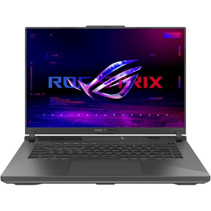 Ноутбук Asus/ROG Strix G16/G614PR-RV010W/1г/Ryzen 9/8940HX/2,4 GHz/16 Gb/PCIe NVMe SSD/512 Gb/No ODD/GeForce/RTX 5070 Ti/12 Gb/16 ''/1920x1200/Windows