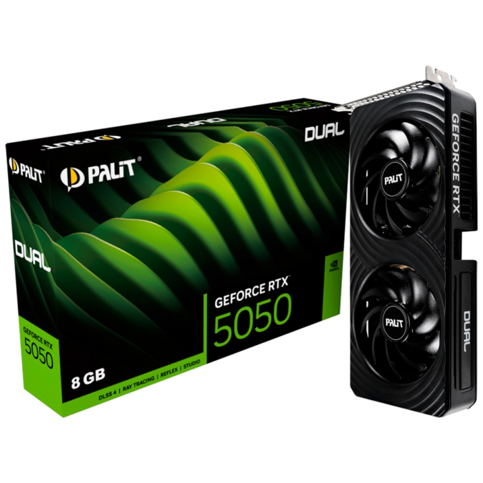 Palit RTX5050 DUAL 8G (NE65050019P1-GB2070D) 8 Гб