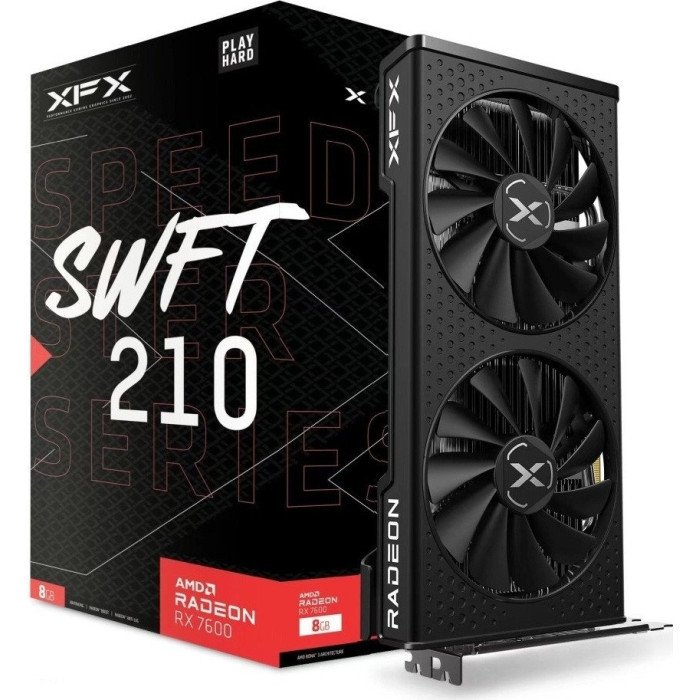 XFX RX 7600 Speedster SWFT 210 Core Edition RX-76PSWFTFY 8 Гб